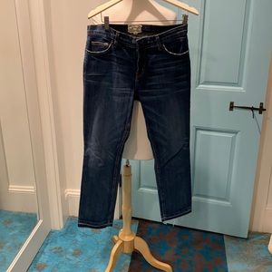 Current Elliot cropped straight jean